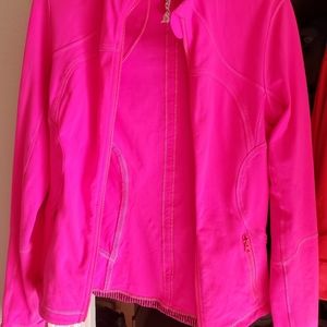 Bright pink Lululemon jacket